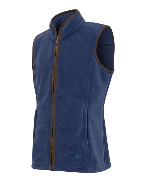 Ladies Stenton Gilet in Fleece Colour Nordic Blue