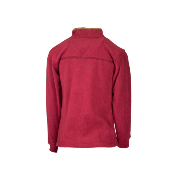 Ladie's Fleece Jacket - Ruby