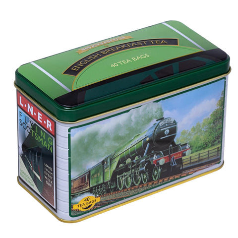 The Flying Scotsman Tea Tin With 40 English Breakfast Teabags