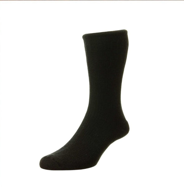 HJ92 Black Wool Softop Sock