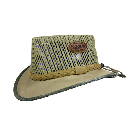 Original Rogue Mens Breezy Leather Brim Hat From Otterburn Mill