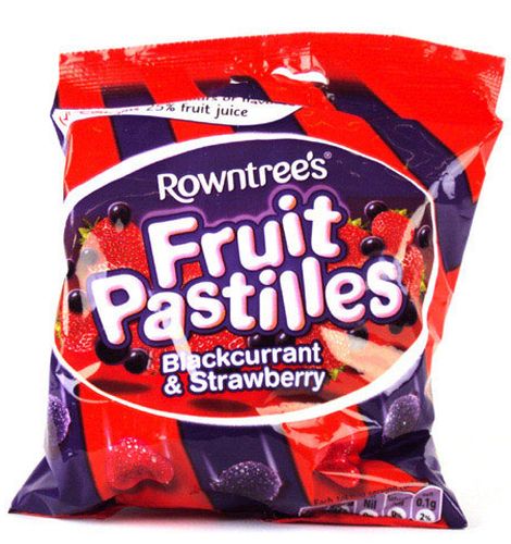 Rowntree's Fruit Pastilles Black Currant & Strawberry