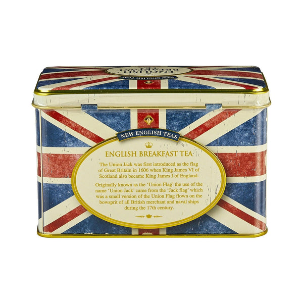 Union Jack Tea Tin With 40 English Breakfast Teabags